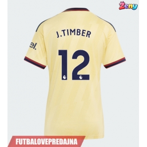 Lacne Ženy Futbalové dres Arsenal Jurrien Timber #12 2026-27 Krátky Rukáv - Tretina